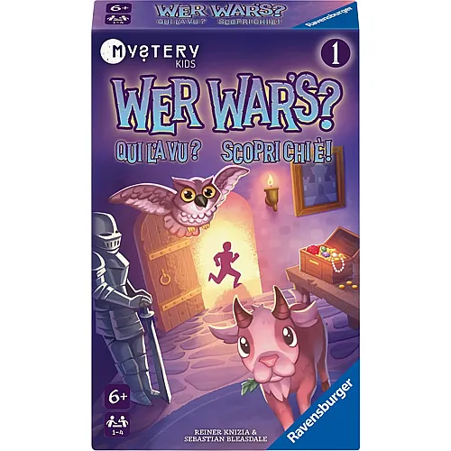 Ravensburger Spiele Wer war's Mystery Kids 1: Im Schloss - Mehrsprachig