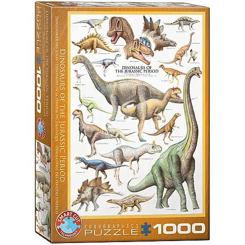 Dinosaurier des Jura 1000Teile