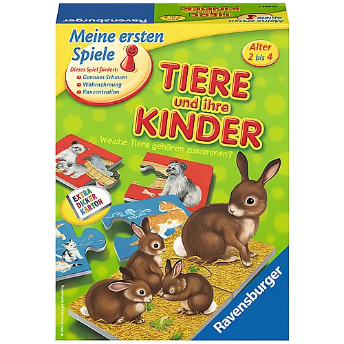 Ravensburger Meine ersten Spiele Tiere und ihre Kinder