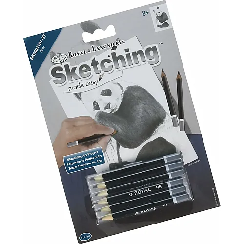 Royal & Langnickel R&l Sketching Mni Panda 14x20cm