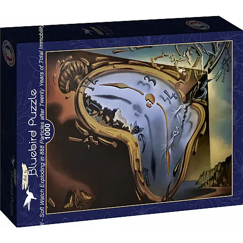 Bluebird Puzzle Dal� Salvador Soft Watch Exploding in 888 Particle - 1000 Teile