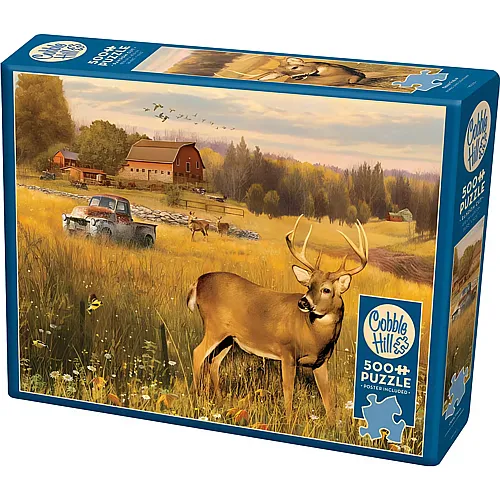 Cobble Hill Puzzle Deer Field - 500 Teile