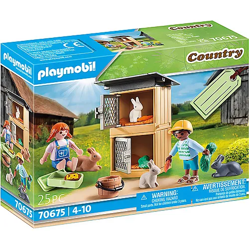 PLAYMOBIL Country Geschenkset Kaninchenf�tterung 70675