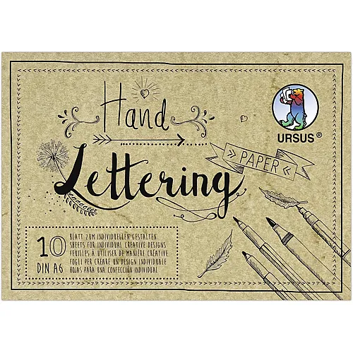 Ursus Handlettering Paper A6 Elefantenhaut