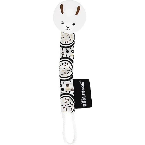 Les D�glingos Schnullerkette (Muchachos le Lama) � Babyspielzeug � Schnullerhalter � Ultra weich � Pl�sch � verspielt � Jungen �