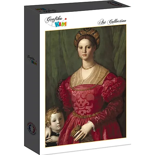 Grafika Puzzle Art Collection Agnolo Bronzino Grafika Kids A Young Woman and Her Little Boy, 1540 - 12 Teile
