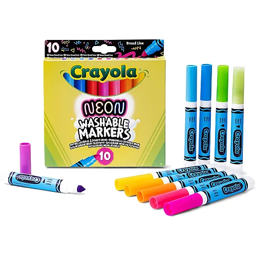 Crayola Filzstifte Neon - 10 Teile