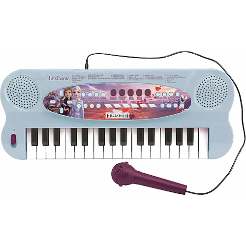 Lexibook Disney Frozen Elektronische Einhorn-Tastatur, 32-Tasten-Piano