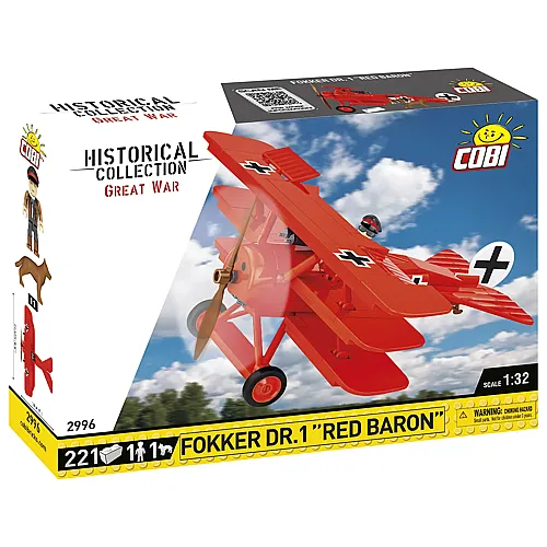 COBI Historical Collection Fokker Dr.I Red Baron 2996