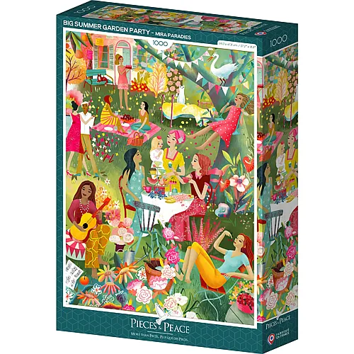 Pieces & Peace Puzzle Grosse Sommerparty - 1000 Teile