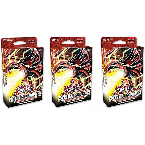 Konami Yu-Gi-Oh! �gyptisches G�tter-Deck 3er Set: Slifer der Himmelsdrache (DE)