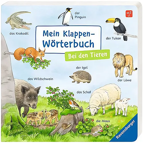Ravensburger Mein Klappen-Wrterbuch: Bei den Tieren