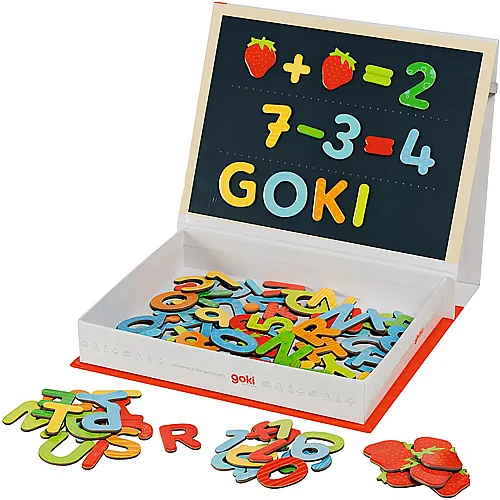 Goki Kreativ Magnetspiel Kleine Schule (122Teile)