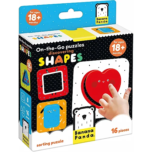 Banana Panda - Puzzle f�r unterwegs, Formen entdecken - 16-tlg.