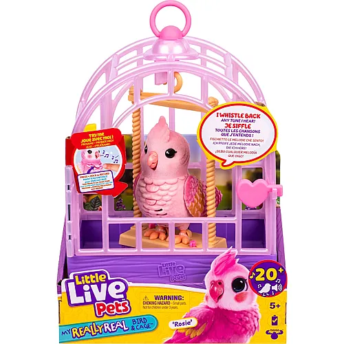 Moose Toys My Really Real Vogel Rosie Little Live Pets, interaktiv,