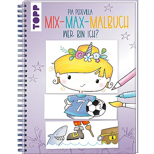 Frechverlag Topp Malbuch Mix-Max Wer bin ich?