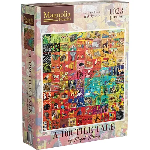 Magnolia Puzzle Magali Modoux A 100 Tile Tale (1023Teile)