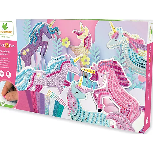 Sycomore Stick'n Fun Xxl Mosaiques Licornes (fr-de-it)