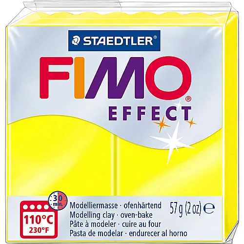 Fimo Modelliermasse Neongelb - 57 g