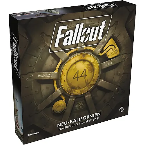 Fantasy Flight Games Fallout � Neu-Kalifornien, Erweiterung, Expertenspiel, Strategiespiel, 1-4 Spieler, Ab 14+ Jahren, 150+ Minuten