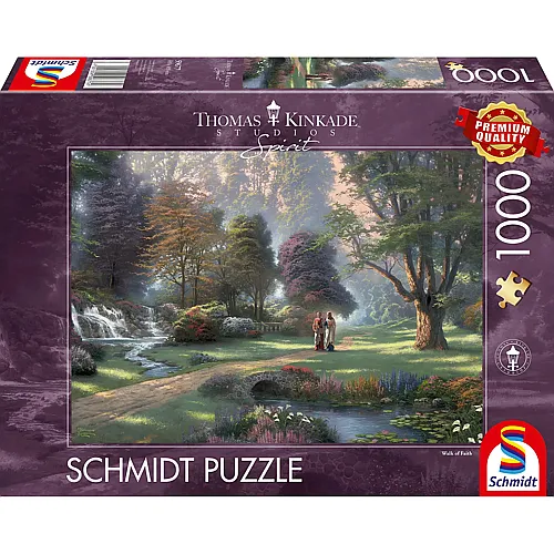 Schmidt Puzzle Thomas Kinkade Spirit Weg des Glaubens (1000Teile)