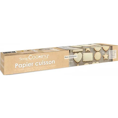 ScrapCooking Naturbelassenes Butterbrotpapier Rolle