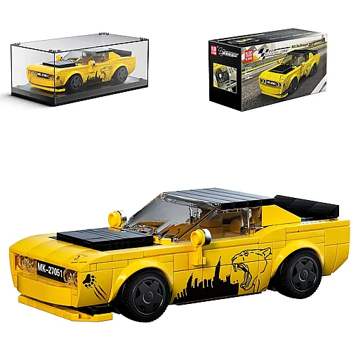 Mould King Speed Champion Challenger Sportwagen mit Vitrine 27051