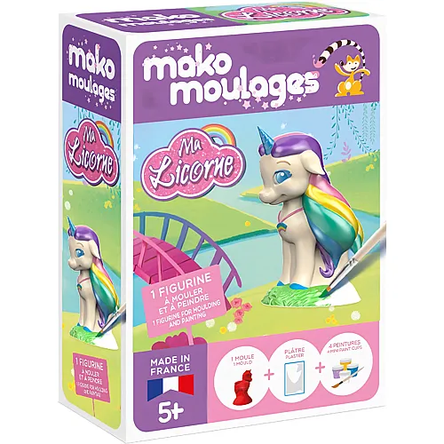 Mako Moulages Mako MA Licorne Arc-en-ciel (FR)