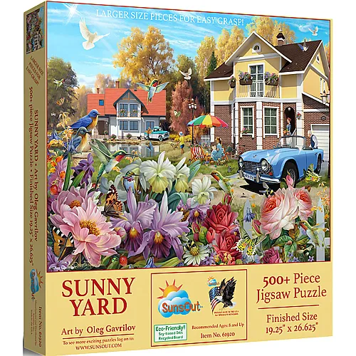 SunsOut Puzzle Oleg Gavrilov Sonniger Garten - 500 Teile