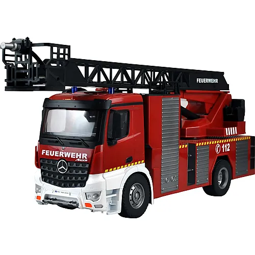 Mercedes Arocs Feuerwehr mit Drehleiter