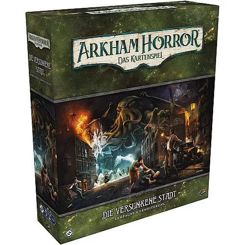 Fantasy Flight Games Arkham Horror Das Kartenspiel - Die versunkene Stadt Kampagnen-Erweiterung - Deutsch