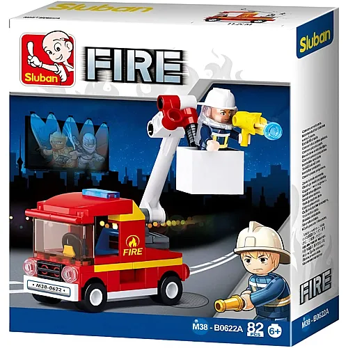 Sluban Kleine Hubarbeitsbhne der Feuerwehr (82Teile)