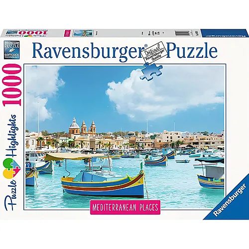 Ravensburger Puzzle Mediterranes Malta (1000Teile)