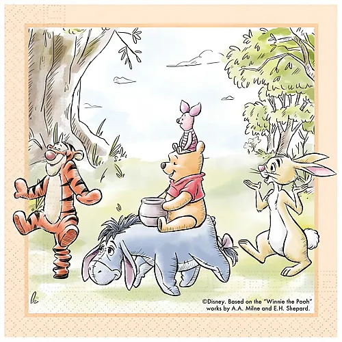 Procos 20 Servietten Winnie the Pooh 33x33cm