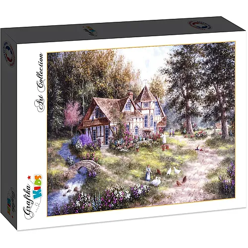 Grafika Puzzle Art Collection Dennis Lewan Grafika Kids Glacier Ridge Manor - 12 Teile