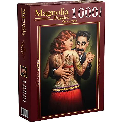 Magnolia Puzzle Lydia the Tattooed Lady (1000Teile)