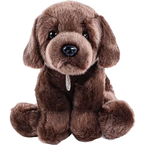 Teddys Rothenburg Labrador sitzend Schokobraun - 30 cm