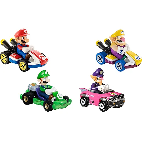 Hot Wheels Super Mario Die-Cast 4er-Pack #7 (1:64)