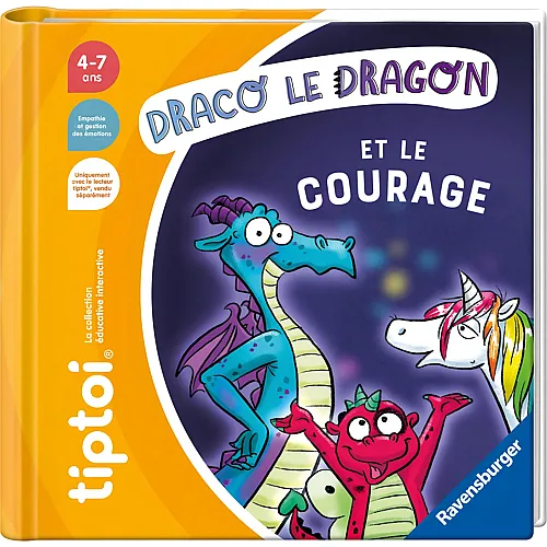 Ravensburger tiptoi Draco le dragon et le Courage - Fran�ais