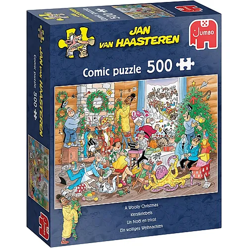Jumbo Puzzle Jan van Haasteren Weihnachten - 500 Teile