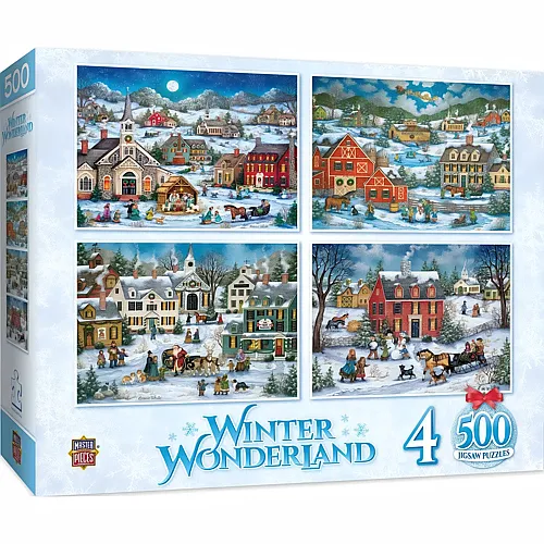 Master Pieces Puzzle Winter Wonderland - 500 Teile