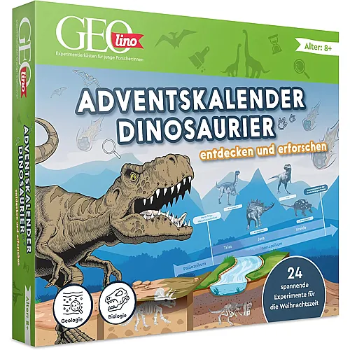 Adventskalender Dinosaurier entdecken und erforschen