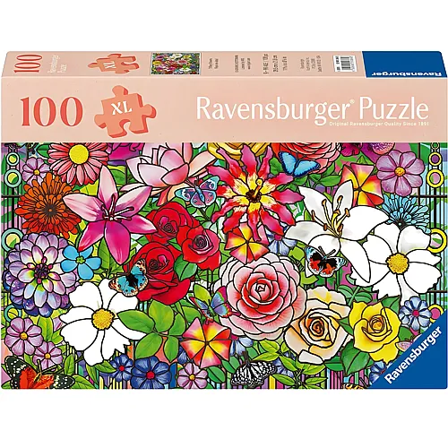 Ravensburger Puzzle Tiffany Flowers - 100 Teile