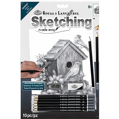 Royal & Langnickel R&l Sketching Std Cabane A Oiseaux 24x33cm