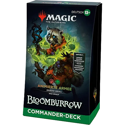 Magic The Gathering Bloomburrow Commander-Deck - Animierte Armee - Deutsch