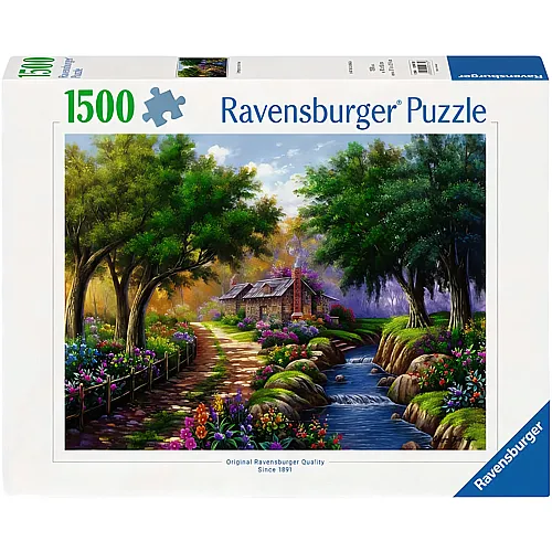 Ravensburger Puzzle Cottage am Fluss - 1500 Teile