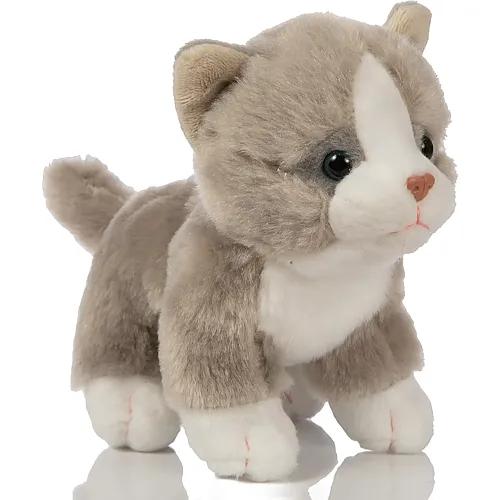 Katzen-Baby Grau 13cm