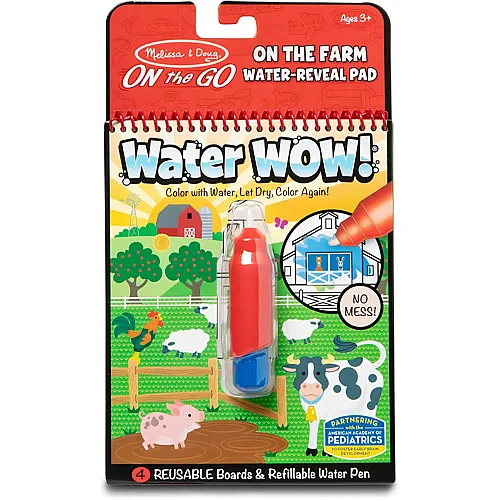 Melissa & Doug Wassereinf�rbungsbrett � Bauernhof | Aktivit�tsbrett | Reisen | Wasser Spielen f�r Kinder | 3+ | Geschenk f�r Jungen