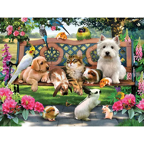 SunsOut Puzzle Howard Robinson Pets in the Park - 500 Teile