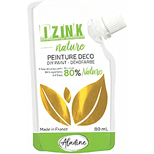 Aladine Izink Deko Naturmalfarbe Korallenrosa (80ml)